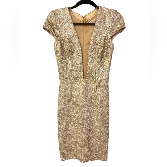 DRESS THE POPULATION Kylie Sequin Mini Dress - Picture 2 of 6